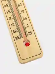 Термометр, уличный, спиртовой, дерево,