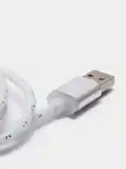 Серебряный светящийся провод микро usb