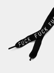 Шнурки "Fuck", 110 х 1 см, чёрные