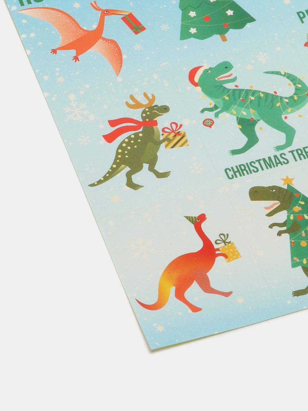 Наклейки бумажные Dino, 11 х 16 см