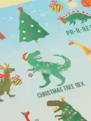Наклейки бумажные Dino, 11 х 16 см