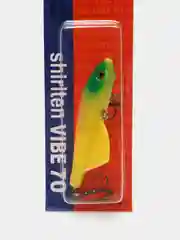 Желтый раттлин Shiriten Vibe 70 силиконовая блесна  для рыбы STL-05