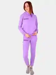 Сиреневый спортивный костюм, женский