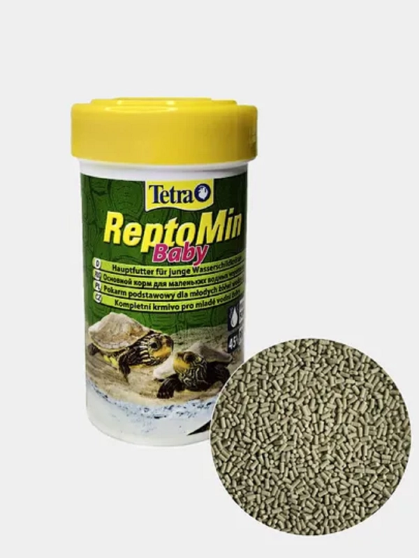 Корм Tetra ReptoMin Baby, 100 мл, палочки для маленьких водных черепашек и других рептилий