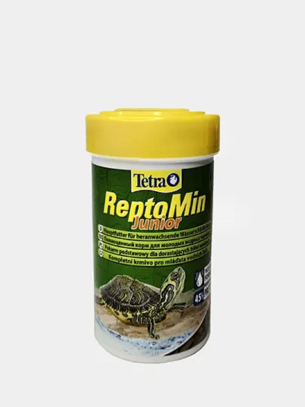 Корм Tetra ReptoMin Junior 100 мл.(палочки) для молодых водных черепах и других рептилий