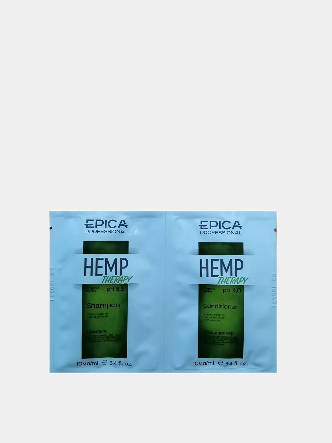 Epica Professional саше пробник шампунь + кондиционер Эпика 10мл + 10мл