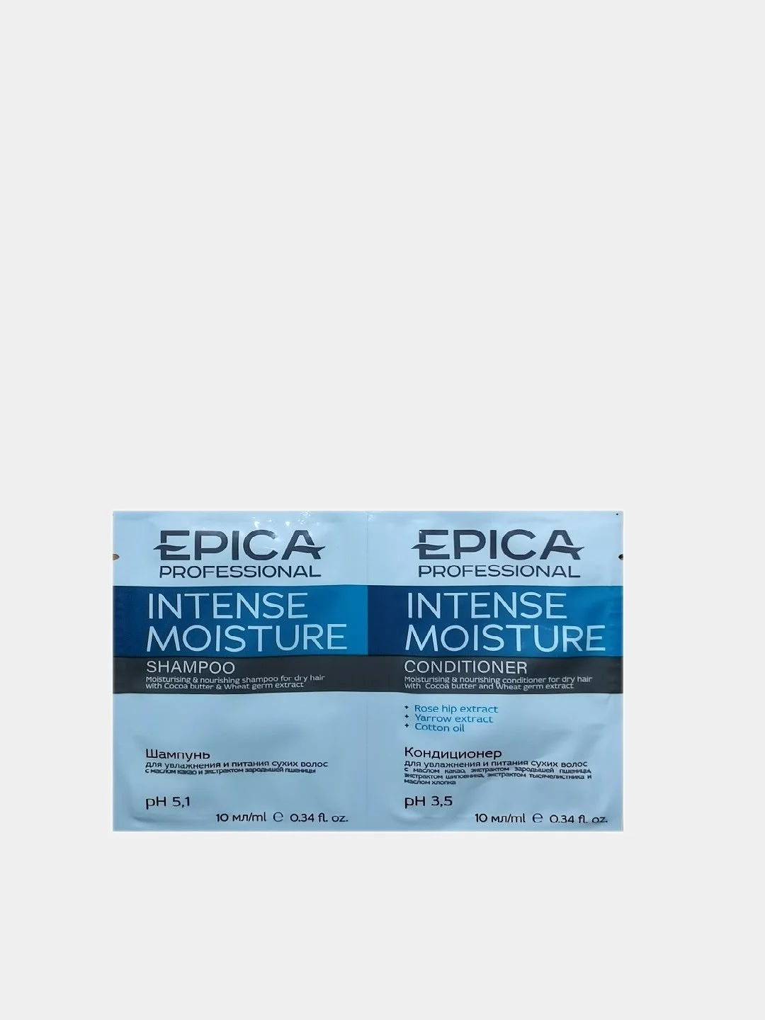 Epica Professional саше пробник шампунь + кондиционер Эпика 10мл + 10мл
