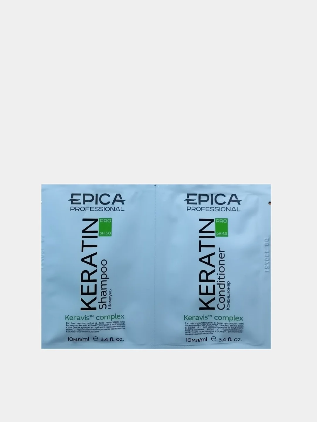 Epica Professional саше пробник шампунь + кондиционер Эпика 10мл + 10мл