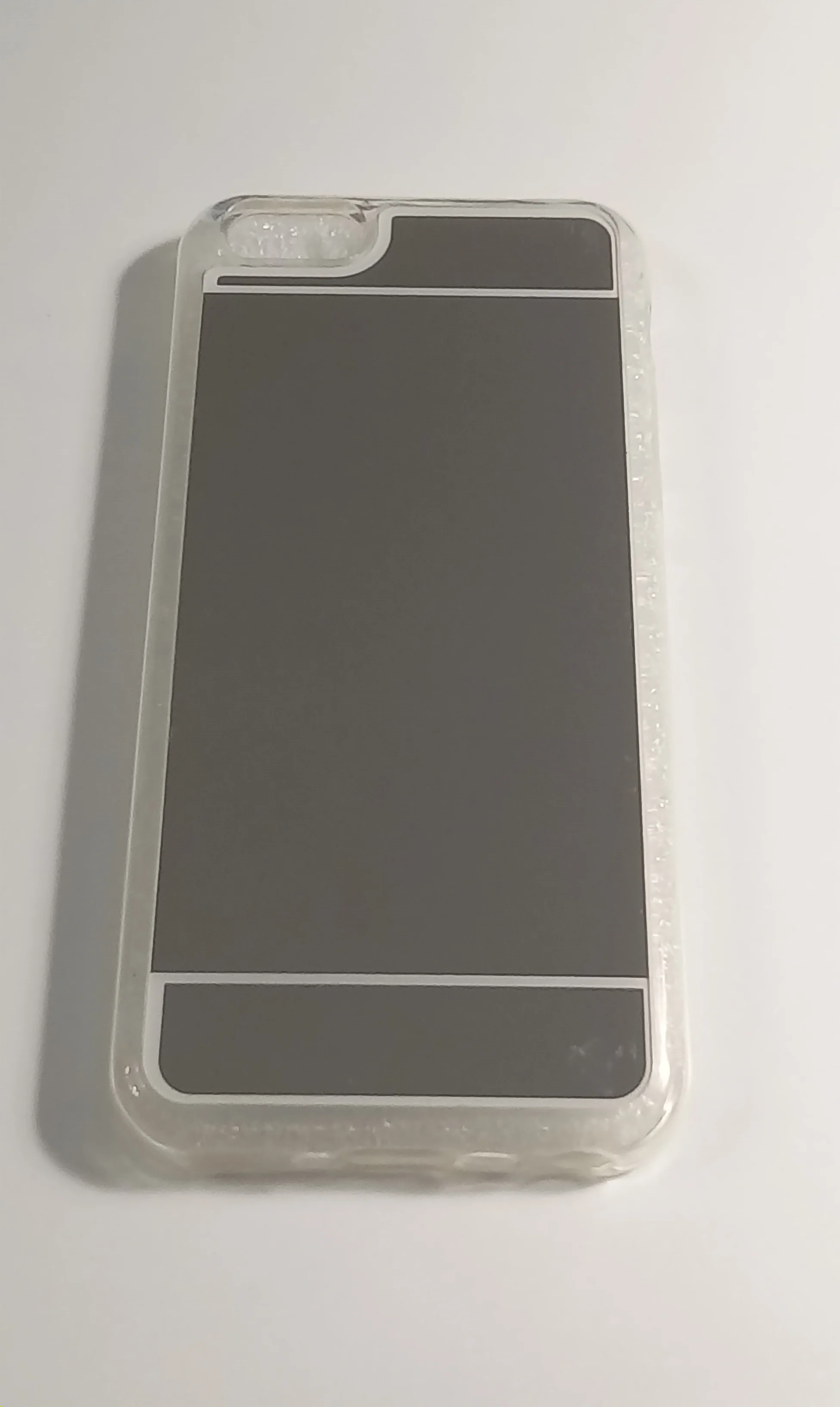 Серебряный чехол Iphone 5
