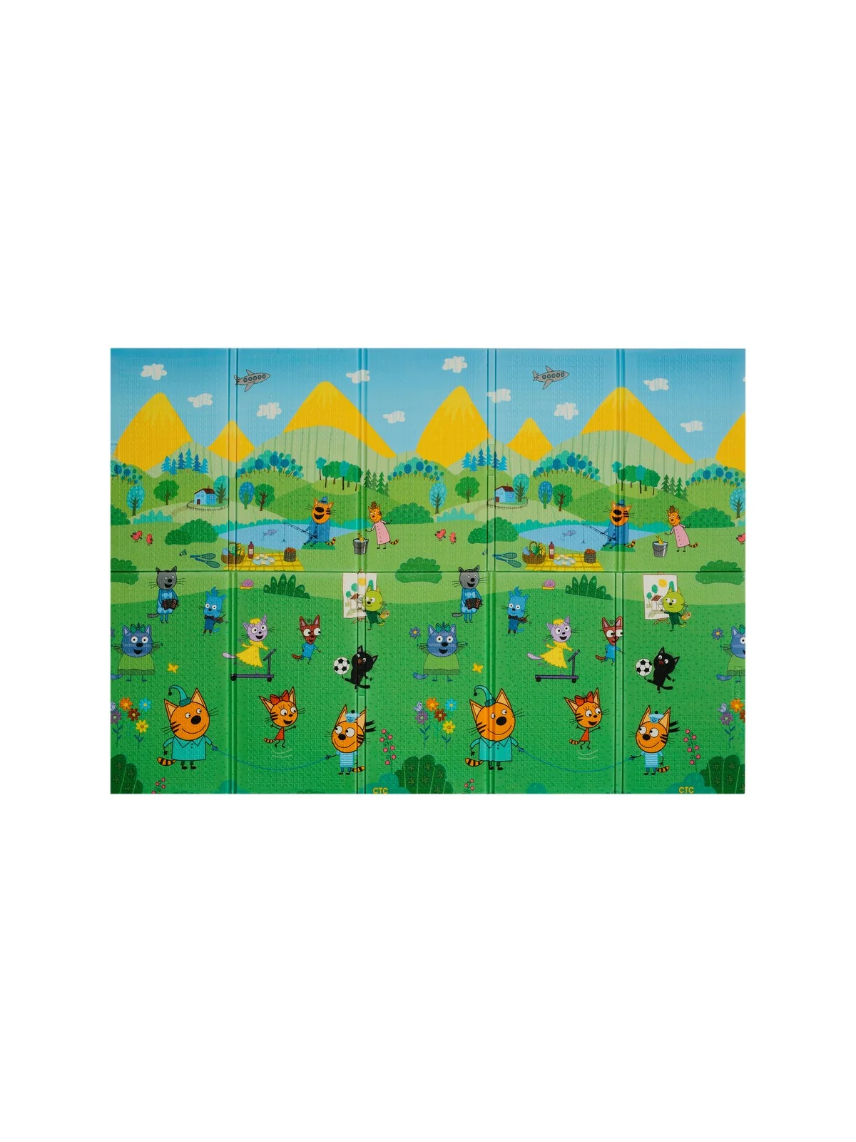 Детский коврик для ползания складной игровой Parklon Portable На пикник, 200*140см