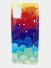 Бордовый чехол для Samsung A01, A30/A20, A20S, M30S/M21, A50, A51, рисунок