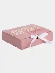 Розовый коробка складная двухсторонняя "Коробка"