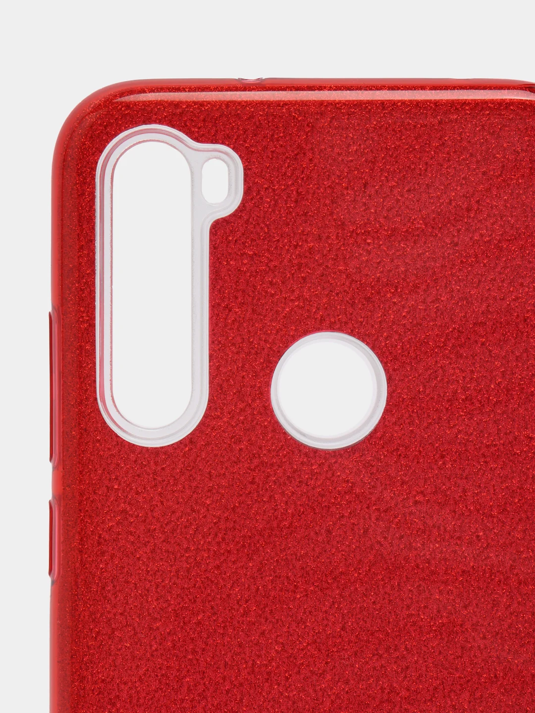 Алый чехол XIAOMI REDMI NOTE 8 блестящий
