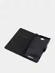 Черный чехол книжка Sony C
