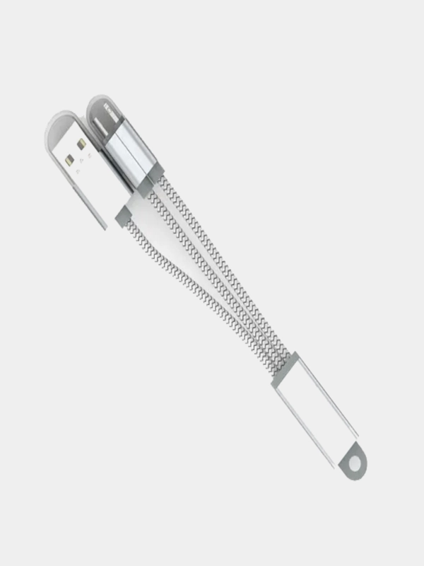 Кабель LDNIO LC89 2в1, Apple iPhone Lightning айфон + Micro-USB андроид Android 4.2A