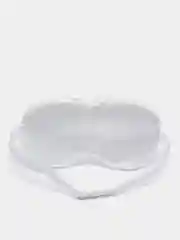 Розовый маска для сна шелковая