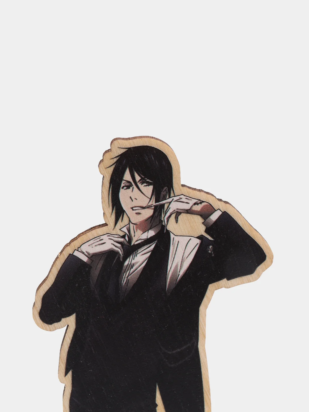 Деревянная 2д фигурка по аниме "Темный дворецкий / Black Butler"
