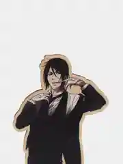 Деревянная 2д фигурка по аниме "Темный дворецкий / Black Butler"