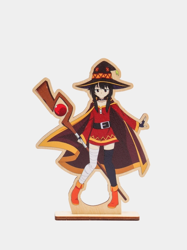 Деревянная 2д фигурка по аниме "Этот прекрасный мир! / KonoSuba"