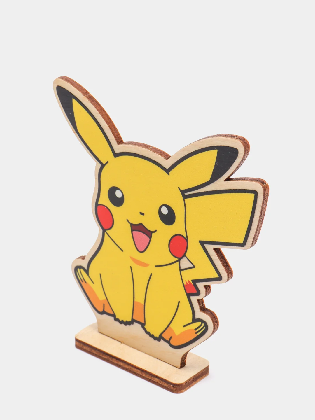 Деревянная 2д фигурка по аниме "Покемон / Pokemon"