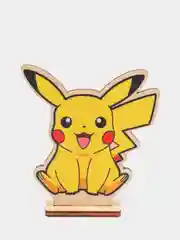 Деревянная 2д фигурка по аниме "Покемон / Pokemon"