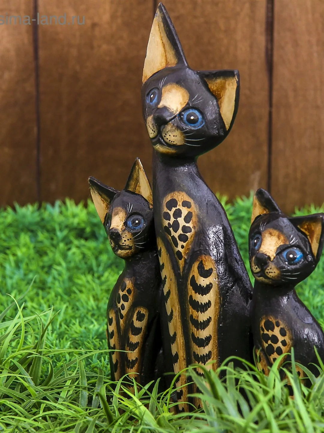 Тёмно-коричневый сувениры "Кошечки"