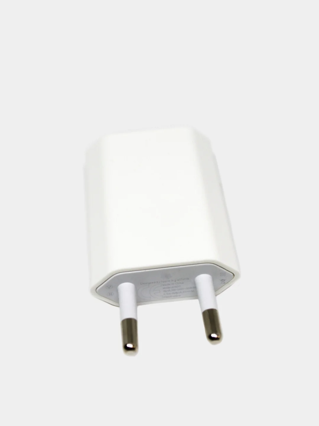 Блок питания для телефона 1А / Зарядное устройство для IPhone/USB / Блочок (белый) / айфон