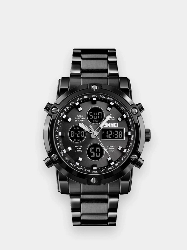 Наручные мужские часы Skmei 1389 Black