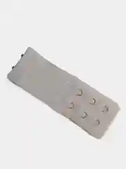 Белый удлинитель для бюстгальтера двухрядный