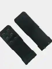 Черный удлинитель для бюстгальтера двухрядный