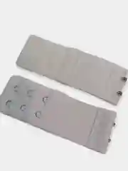 Белый удлинитель для бюстгальтера двухрядный