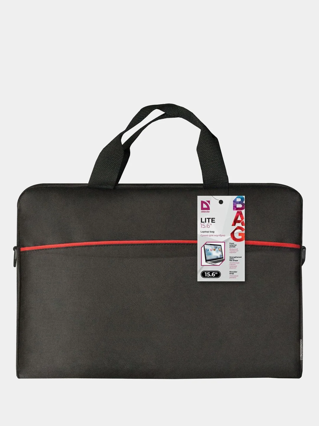 Сумка для ноутбука Defender Lite 15.6", карман