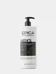 Epica Professional Mens 3in1 шампунь Эпика мужской с охлаждающим эффектом 1000мл