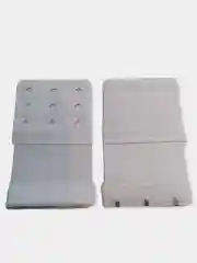Белый удлинитель для бюстгальтера трехрядный