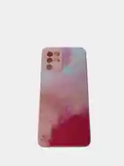 Чехол "Аква" со стеклянной панелью для Samsung A22, 32, 52, 72