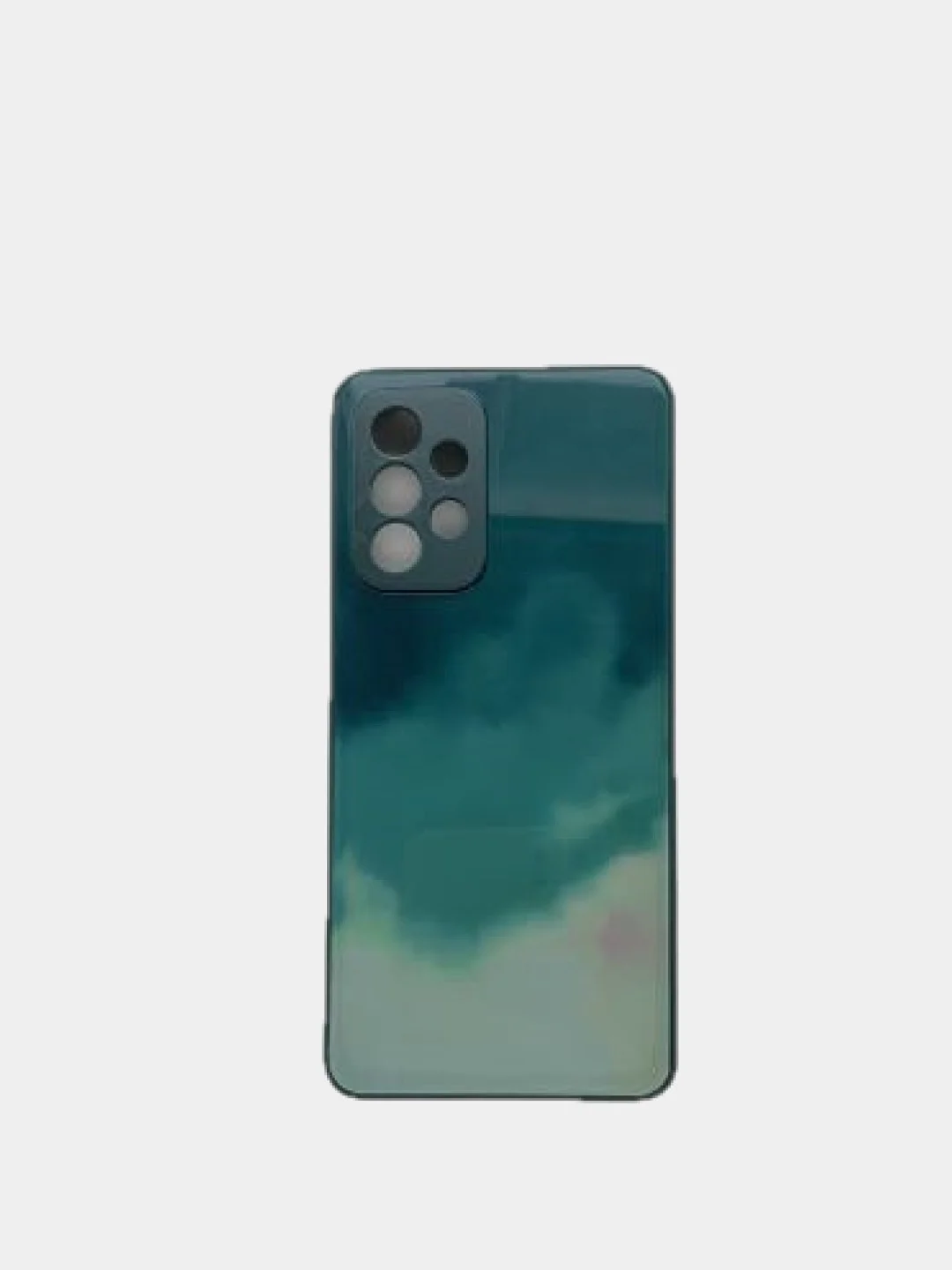 Чехол "Аква" со стеклянной панелью для Samsung A22, 32, 52, 72
