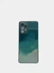 Чехол "Аква" со стеклянной панелью для Samsung A22, 32, 52, 72
