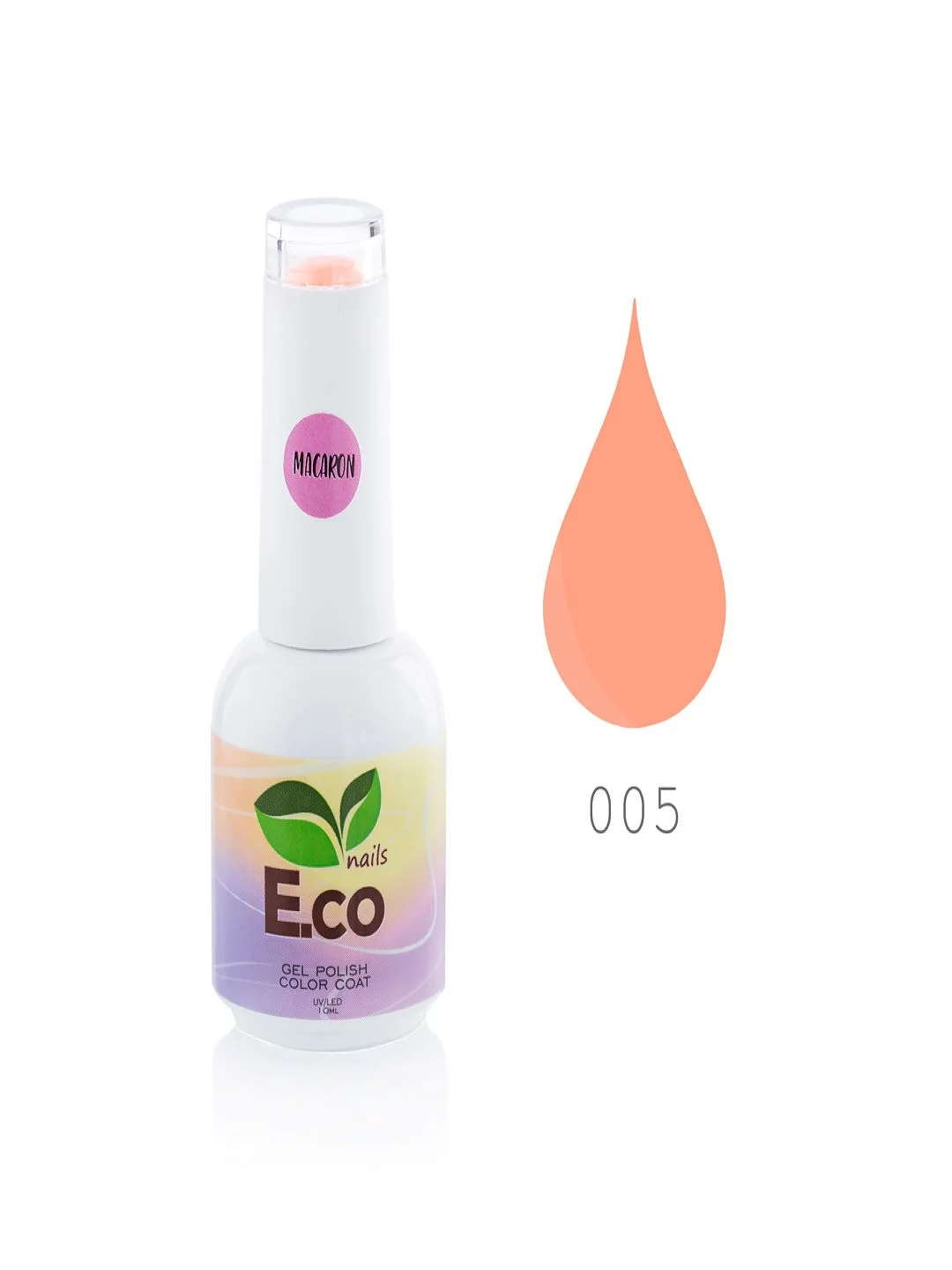 Гель-лак для ногтей светится в темноте E.co Nails Macaron