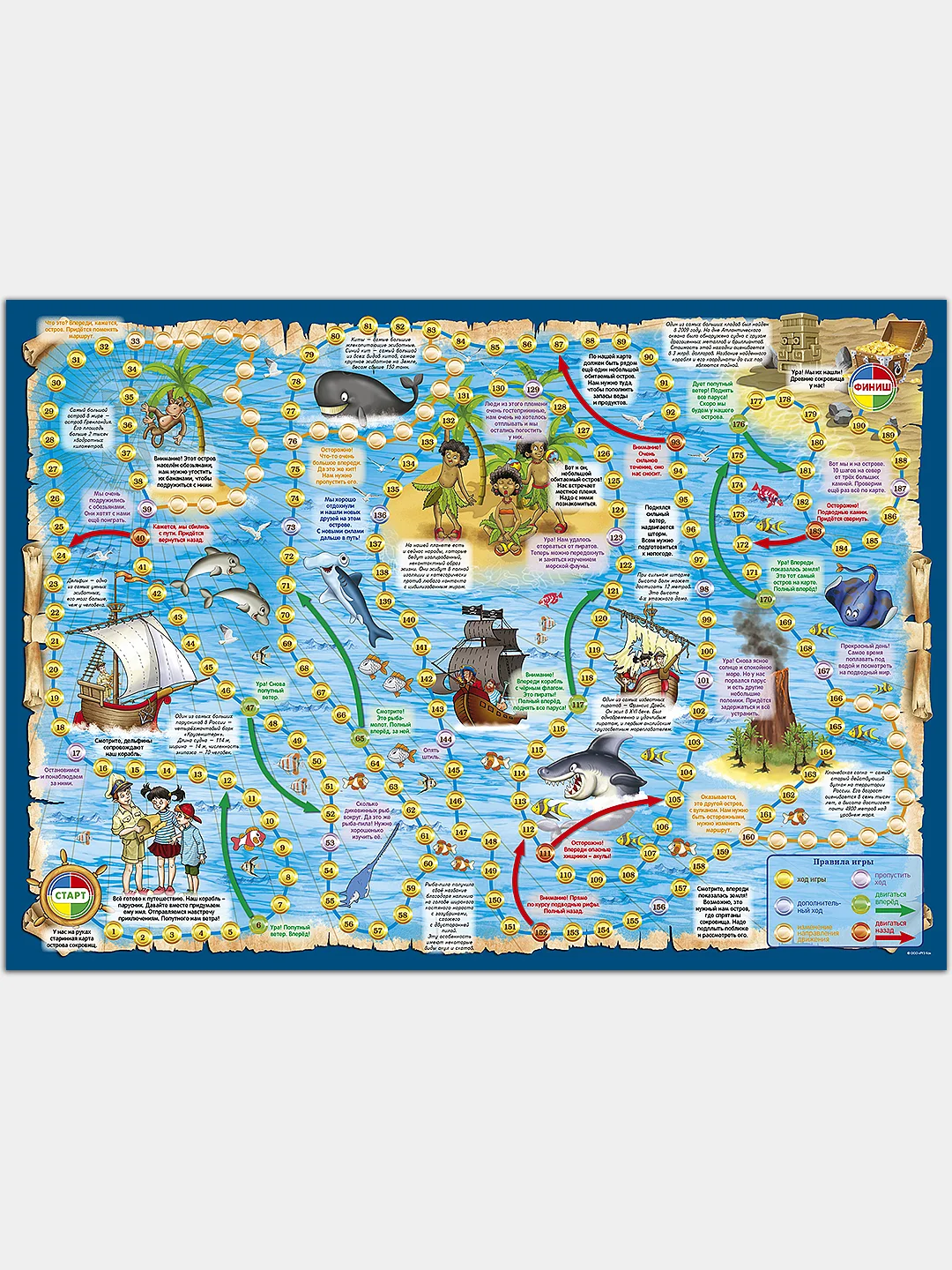 В поисках сокровищ. Настольная игра из серии "Играем всей семьей"