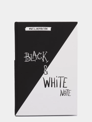 Black&White Note. Стильный блокнот с черными и белоснежными страницами (твердый переплет)