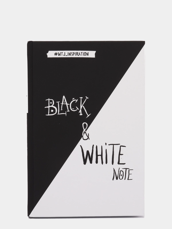 Black&White Note. Стильный блокнот с черными и белоснежными страницами (твердый переплет)