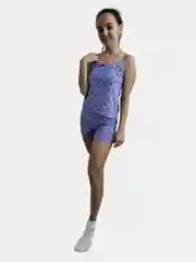 Фиолетовый комплект женский трикотажный Onstyle, хлопок: майка + шорты