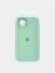 Мятный чехол силиконовый для iPhone 13