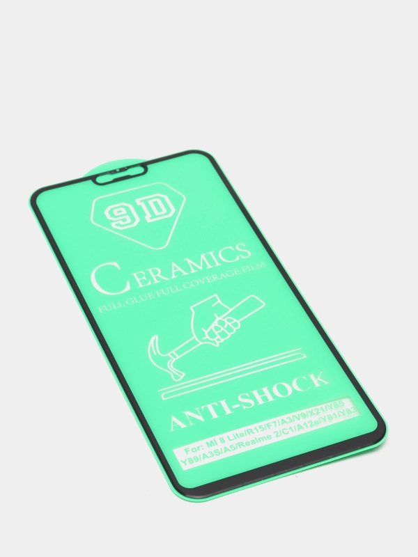 Защитное стекло - пленка керамическое Xiaomi Mi 8 lite, Redmi Note 6