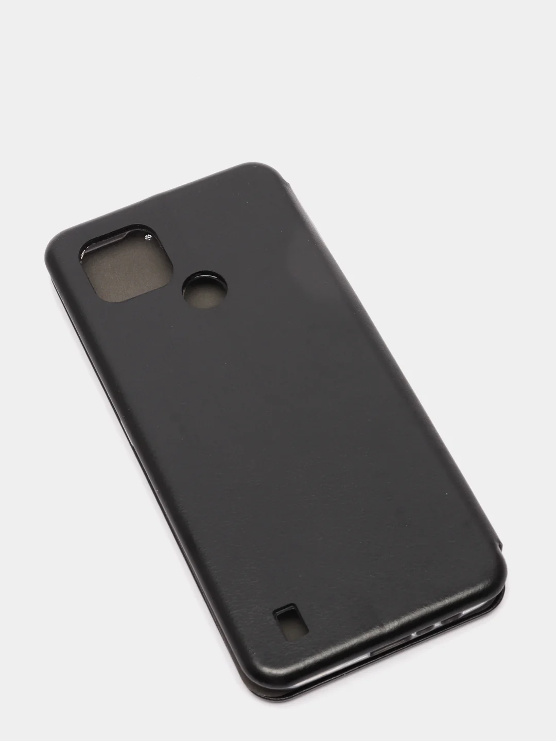 Черный чехол книжка Realme C21