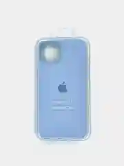 Бирюзовый чехол силиконовый для iPhone 13
