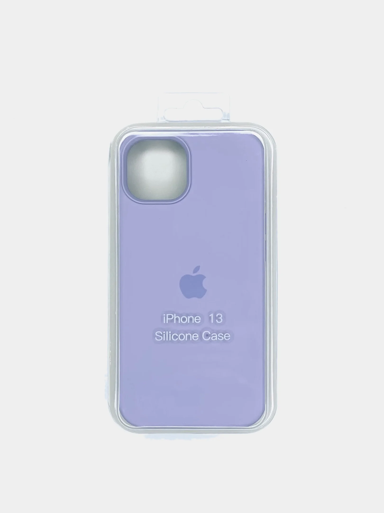 Лавандовый чехол силиконовый для iPhone 13