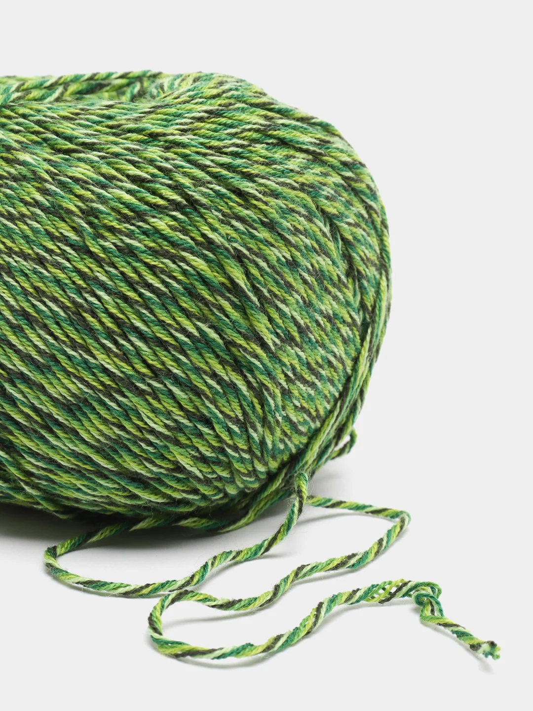 Лесной зеленый пряжа YarnArt Baby cotton multicolor, 50г/165м, 50% акрил, 50% хлопок