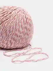 Розовый пряжа YarnArt Baby cotton multicolor, 50г/165м, 50% акрил, 50% хлопок