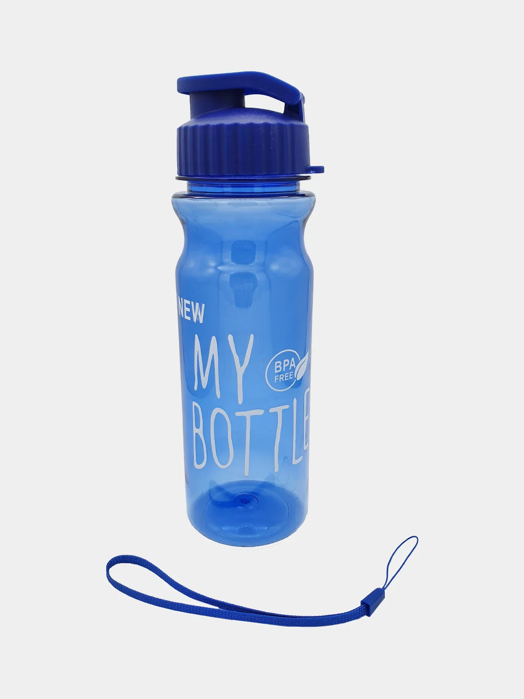 Лазурный бутылка для воды "My bottle", 500 мл, 6.5 х 22 см